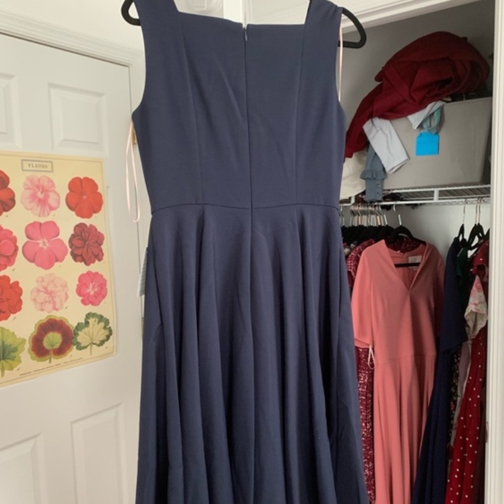 Gal Meets Glam Collection Zoe Bow Neckline dress - Picture 5 of 5
